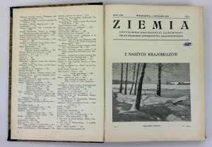 ZIEMIA - Dwutygodnik krajoznawczy ilustrowany - Warsaw 1928 [annual].