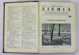 ZIEMIA - Dwutygodnik krajoznawczy ilustrowany - Varšava 1928 [ročník].