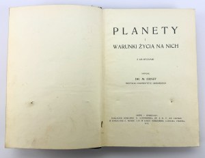 ERNST Marcin - Die Planeten und die Bedingungen des Lebens auf ihnen - Lvov 1923