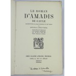 LOPES-VIEIRA Affonso - Le Roman D'Amandis de Gaule - Paris 1924 [ownership entry by Konstanty Brandel].