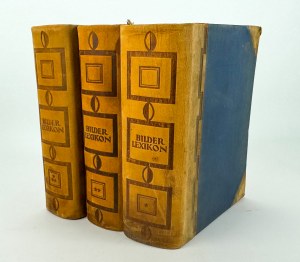 BIDER LEXIKON DER EROTIK. Herausgegeben vom Institut fur Sexualforschung in Wien - Wien 1928 [třísvazkové vydání].