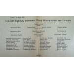 ANTRAG! - Komitee für den Bau eines Denkmals für Maria Konopnicka in Lemberg - Lemberg 1922