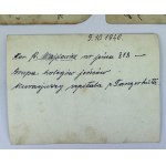 Sbírka fotografií polského válečného zajatce + pamětní list - Oflag Tangerhutte - Neubraublenburg - 1940