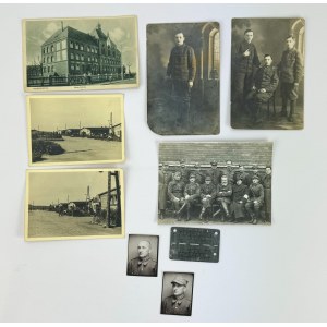 Collection of photographs of a Polish prisoner of war + immortelle - Oflag Tangerhutte - Neubraublenburg - 1940