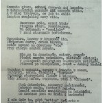 Ludwikowi Solskiemu - Na uczcie u Kasprowicza w Zakopanem - Ferdynand Ossendowski - Maszynopis - Zakopane 1925