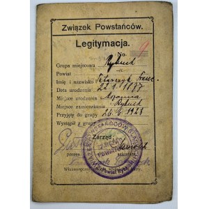 ZDRUŽENIE MOCNÝCH - LEGITIMÁCIA - Rybník 1923