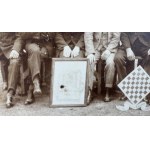 SET of two photographs of the First Chess Club - Poland Bydgoszcz 1924