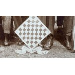 SET of two photographs of the First Chess Club - Poland Bydgoszcz 1924