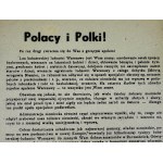 Proklamation - Polen und Polen! Das Schicksal des heldenhaften Volkes von Warschau ist euch bekannt ... - Krakau 1944 - Frank der Generalgouverneur