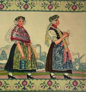 PILLATI Gustav - Oberschlesien - Farblithographie - 1928