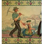 PILLATI Gustav - Upper Silesia - Color lithograph - 1928.