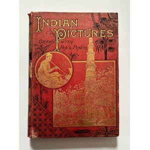 INDISCHE BILDER MIT BLEISTIFT UND FEDER GEZEICHNET