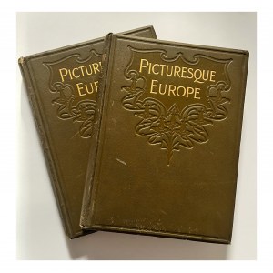 PICTURESQUE EUROPE, 2 tomy, 1900 rok