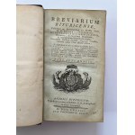 BREVIARIUM BITURICENSE, 1783 rok