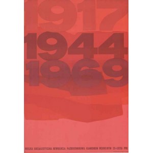 Marek Mosiński: 1917 1944 1969 Wielka Socjal. Rewolucja Paźdz. 25-lecia PRL 1969, B1