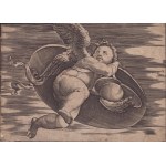 Agostino Veneziano (Agostino dei Musi) ( ca. 1490-ca. 1536 ), Eros