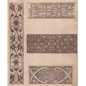 4 ornamental friezes, 15th-16th century