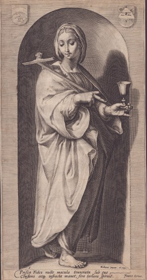 Jacob Matham ( 1571-1631 ), Fides, 1593
