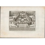 Giacomo Lauro ( 1560-1645 ), Lot of 4 plates with views of Rome