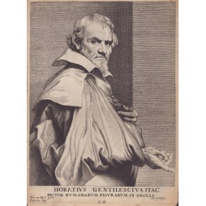 Lucas Vorsterman ( 1595-1675 ), Portrait of Orazio Gentileschi