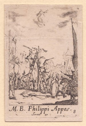 Jacques Callot ( 1592-1635 ), M. B. Philippi Appos. (Martyrdom of Saint Philip)