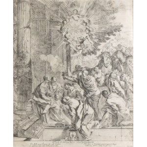 Pietro Testa ( 1612-1650 ), The adoration of the Magi