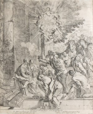 Pietro Testa ( 1612-1650 ), The adoration of the Magi