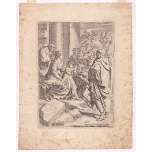 Pietro Aquila ( 1630-1692 ), Adoration of the Magi