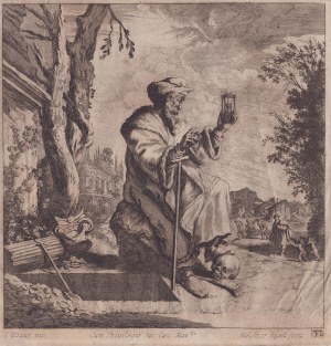 Melchior Küsel ( 1626-1683 ), Vanitas. Two etchings