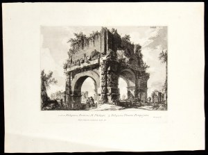 Giovanni Battista Piranesi ( Mogliano Veneto 1720-Venezia 1778 ), Reliquiae Porticus M. Philippi