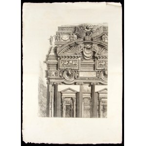 Giovanni Battista Piranesi ( Mogliano Veneto 1720-Venezia 1778 ), Architectural capriccio from Observations