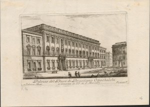 Giovanni Battista Piranesi ( Mogliano Veneto 1720-Venezia 1778 ), Palazzo del Duca di Bracciano Odeschalchi