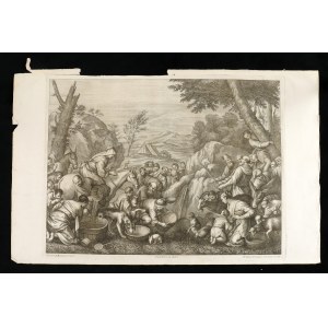 Giovanni Antonio Lorenzini ( 1665-1740 ), Moses strikes the rock