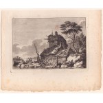 Franz Edmund Weirotter ( 1733-1771 ), Landscape with hut