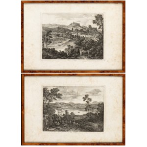 Joseph Anton Koch ( 1768-1839 ), Castel Madama | Acqua Cetosa