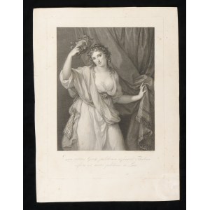 Raffaello Morghen (1758ca.-1833), The muse Thalia (Lady Hamilton), 1797