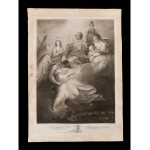 Francesco Bartolozzi ( 1728-1815 ), Apotheosis (of Louis XVI), 1799
