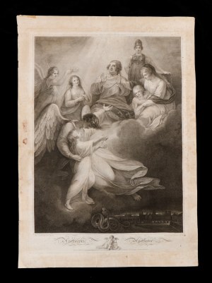Francesco Bartolozzi ( 1728-1815 ), Apotheosis (of Louis XVI), 1799