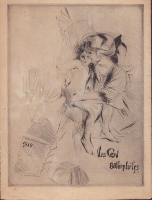 Jacques Villon ( 1875-1963 ), Les Cent Bibliophiles, 1910