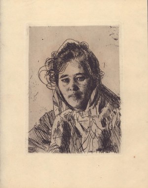 Anders Zorn ( 1860-1920 ), Anna, girl from Mora (Portrait of Anna Kråkbergs)