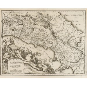 François Halma ( 1653-1722 ), Latium Campanje en Samnium et de Omleggende Landstreeken