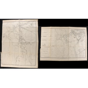 Map of Rome (Trastevere, Monteverde), 1849