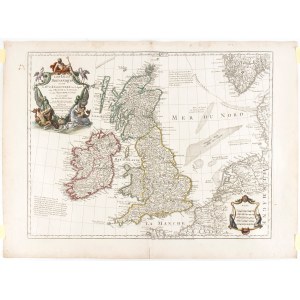 Guillaume de l'Isle (1675-1726), Les Isles Britanniques ou sont le Rme. d'Angleterre tire de Sped celuy d'Ecosse...