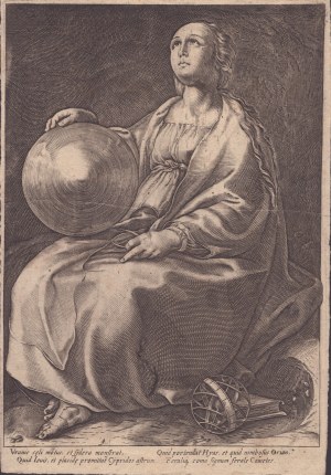 Hendrik Goltzius (copia da) ( 1558-1617 ), Urania