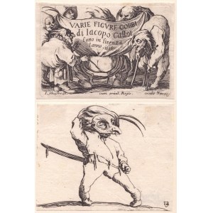 Jacques Callot ( 1592-1635 ), Varie figure gobbi di Iacopo Callot