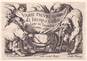 Jacques Callot ( 1592-1635 ), Varie figure gobbi di Iacopo Callot