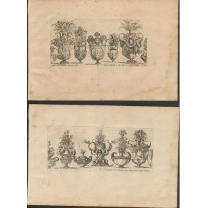 Stefano della Bella - Jean Le Pautre ( 1610-1664, 1618-1682 ), 11 etchings