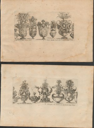 Stefano della Bella - Jean Le Pautre ( 1610-1664, 1618-1682 ), 11 etchings