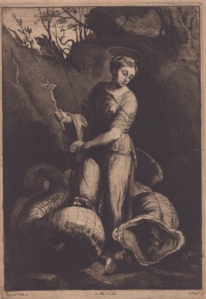 Jan van Troyen ( 1610 ca.-1666 ca. ), Saint Margaret