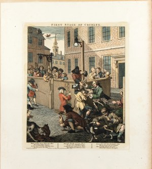 William Hogarth ( 1697-1764 ), First Stage of Cruelty